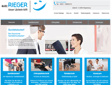 Tablet Screenshot of marx-rieger.de